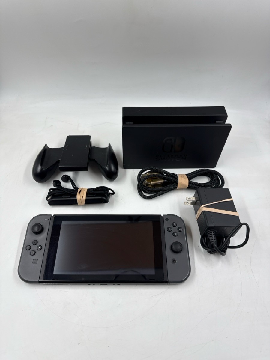 Nintendo Switch HAC-001 Handheld Console Charcoal Gray Tested Factor (MI1076648)