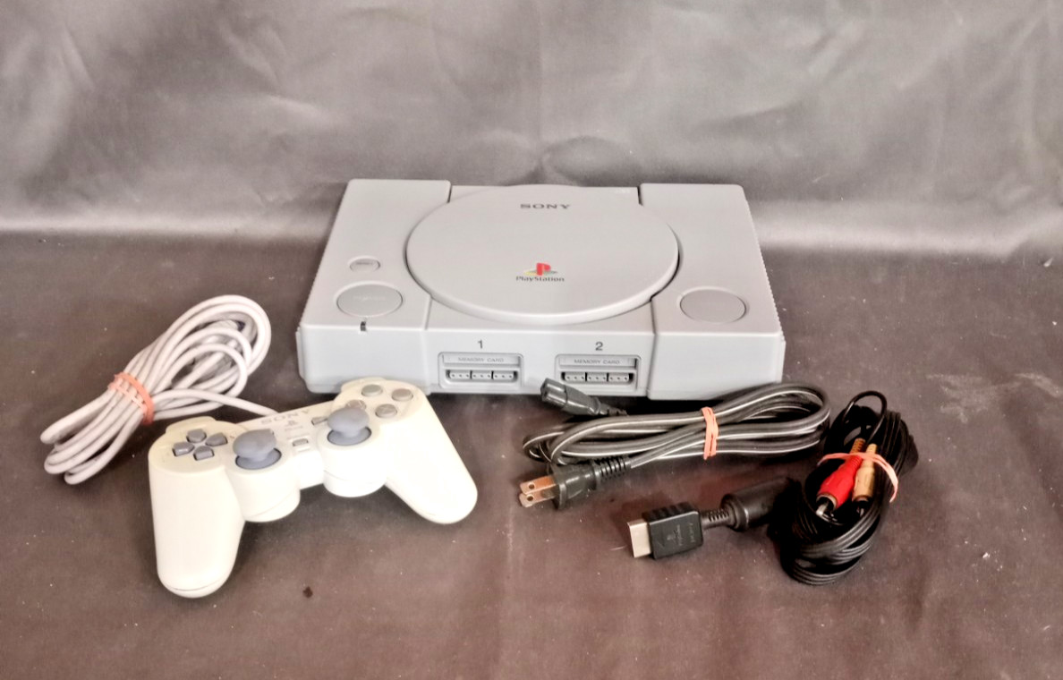 Sony Playstation 1 Console SCPH-9001 with Controller and Cables Tested