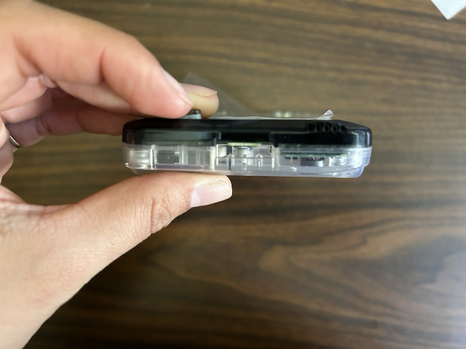 clear black Bandai Wonderswan Color WSC w/ Backlit IPS Screen-FAST SHIPPING