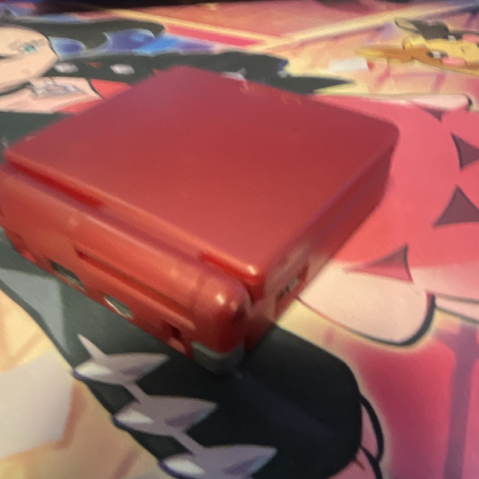 Nintendo Game Boy Advance SP Red AGS-001 Rechargeable Battery Headphone Jack