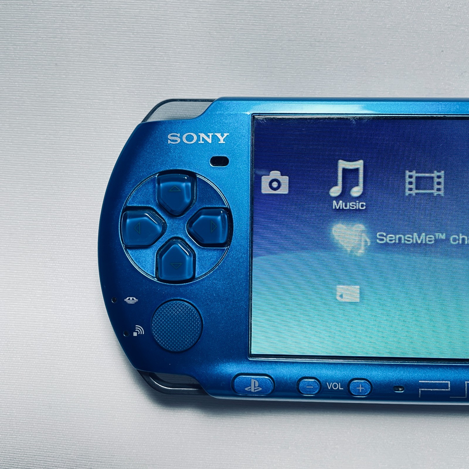Sony PlayStation Portable PSP-3000 Vibrant Blue Console Japan Working Tested #14