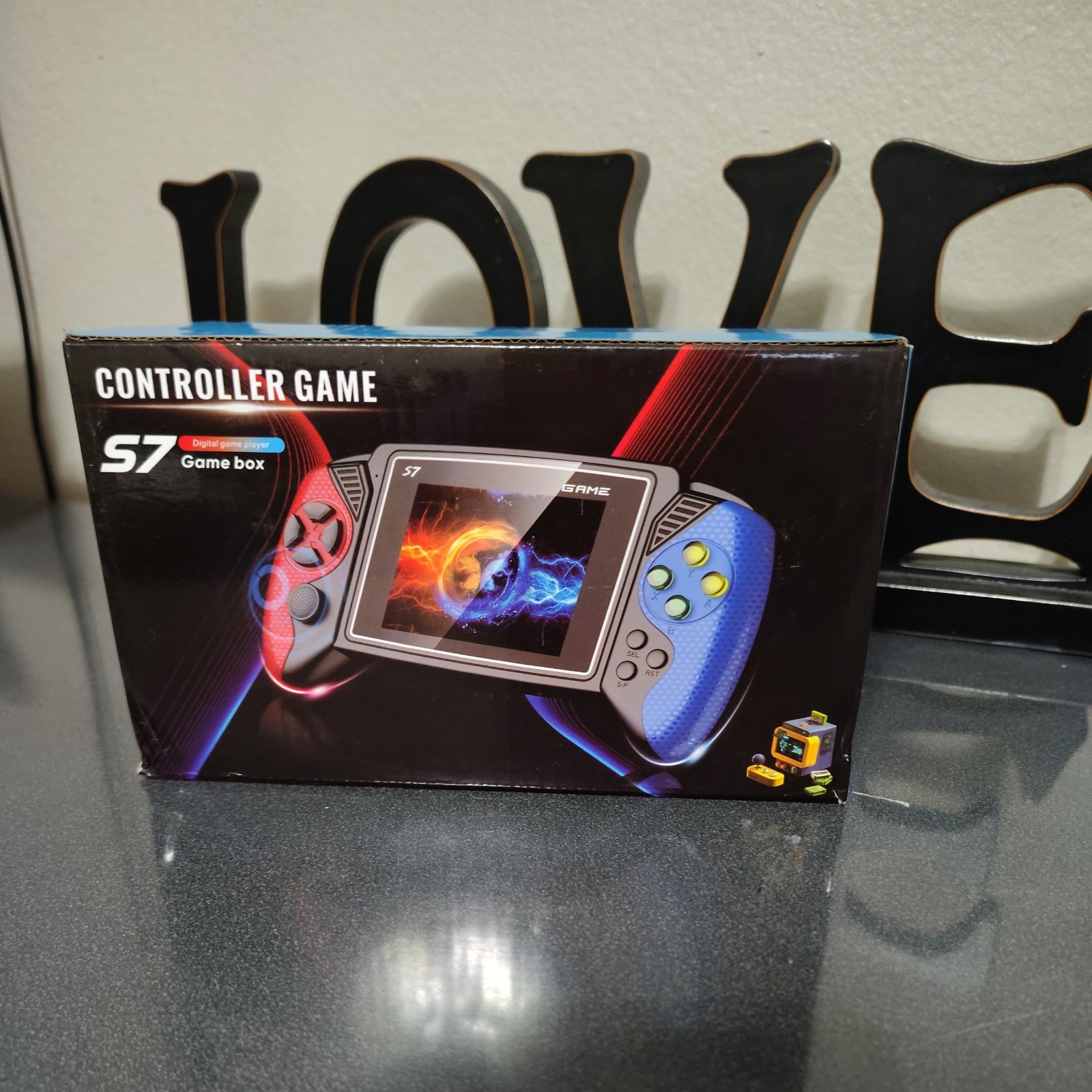 S7 Game Box Handheld Console with Built-In Games 620 Games total-New