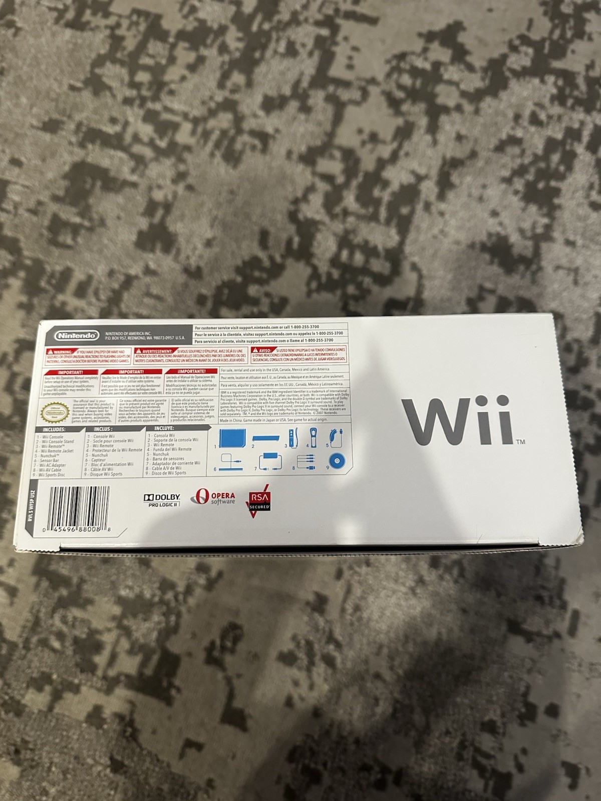 Nintendo Wii White Home Console Bundle w/ Wii Sports bundle