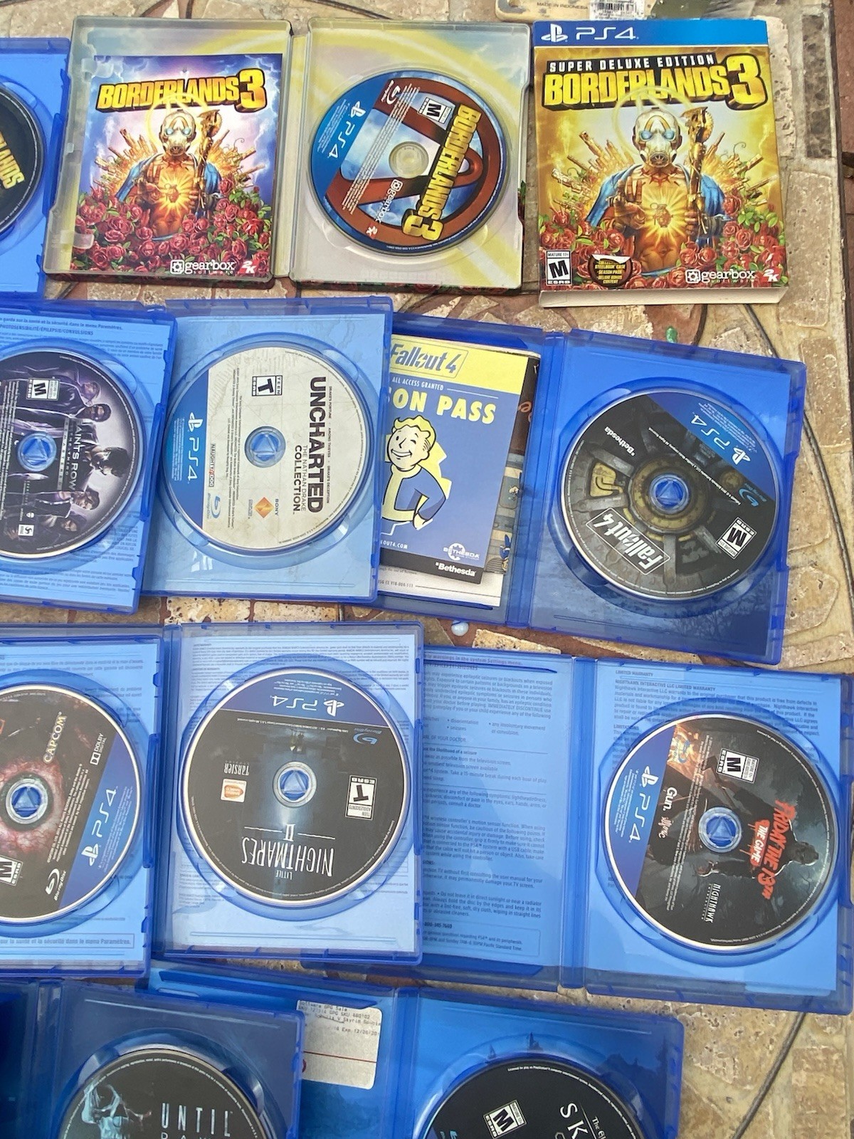 Sony PS4 Pro 1TB CUH-7215B Console Bundle 15 Games Tested & Working
