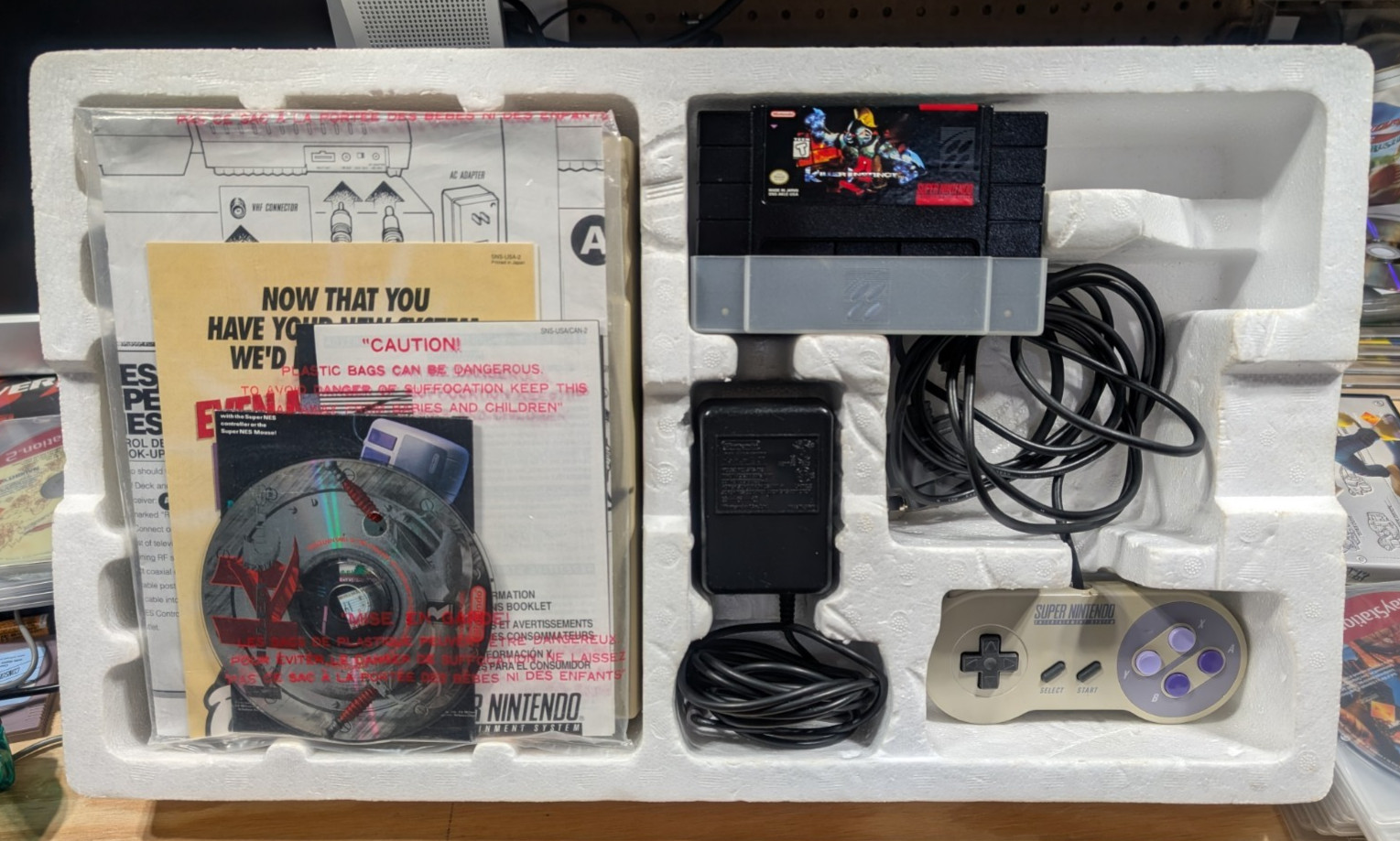 Super Nintendo (SNES) Killer Instinct Console Set – CIB IN BOX Matching Serial