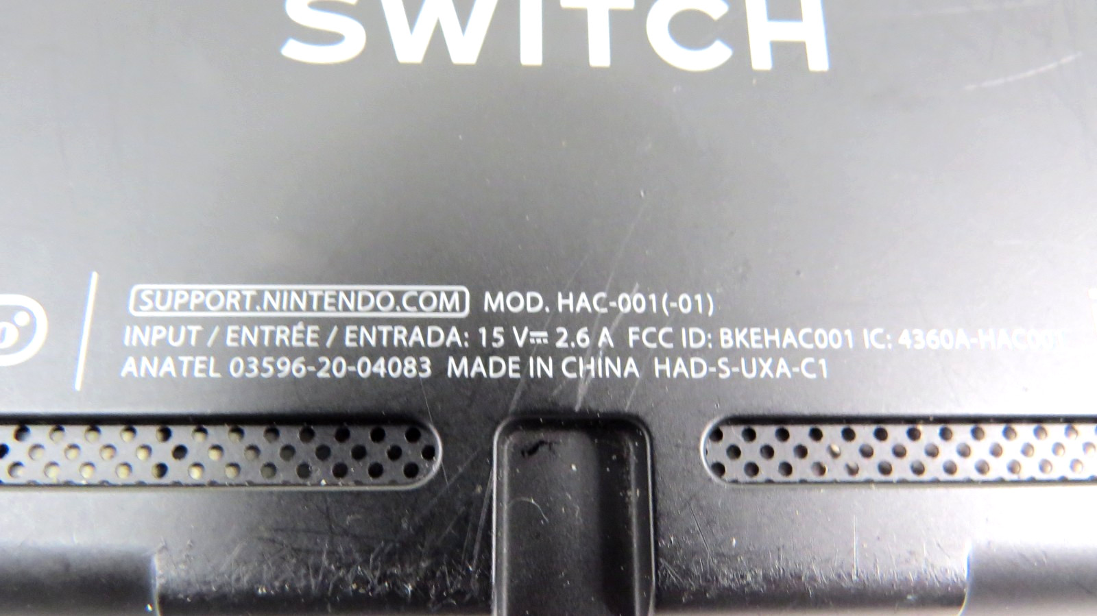Nintendo Switch HAC-001 (-01) Handheld Game Console 32GB W/Joy-Cons, Dock, HDMI