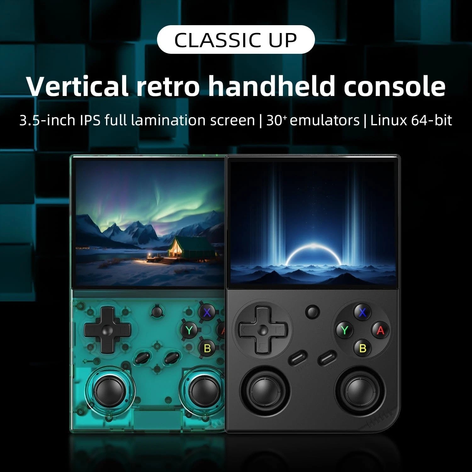 Handheld Gaming Delight: Retro Console with 3.5» IPS & 5G WiFi Connectivity