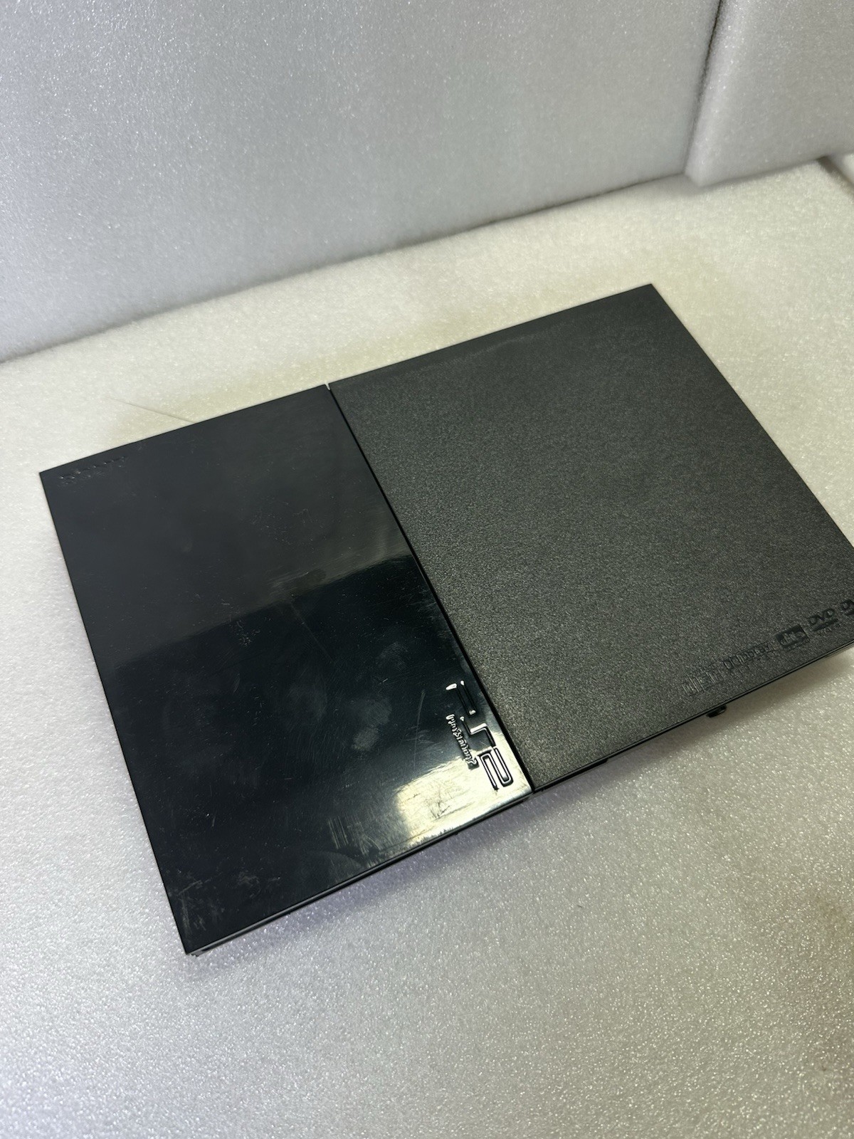 Sony PlayStation 2 Slim Charcoal Black Console -SCPH-90006 #N2.06