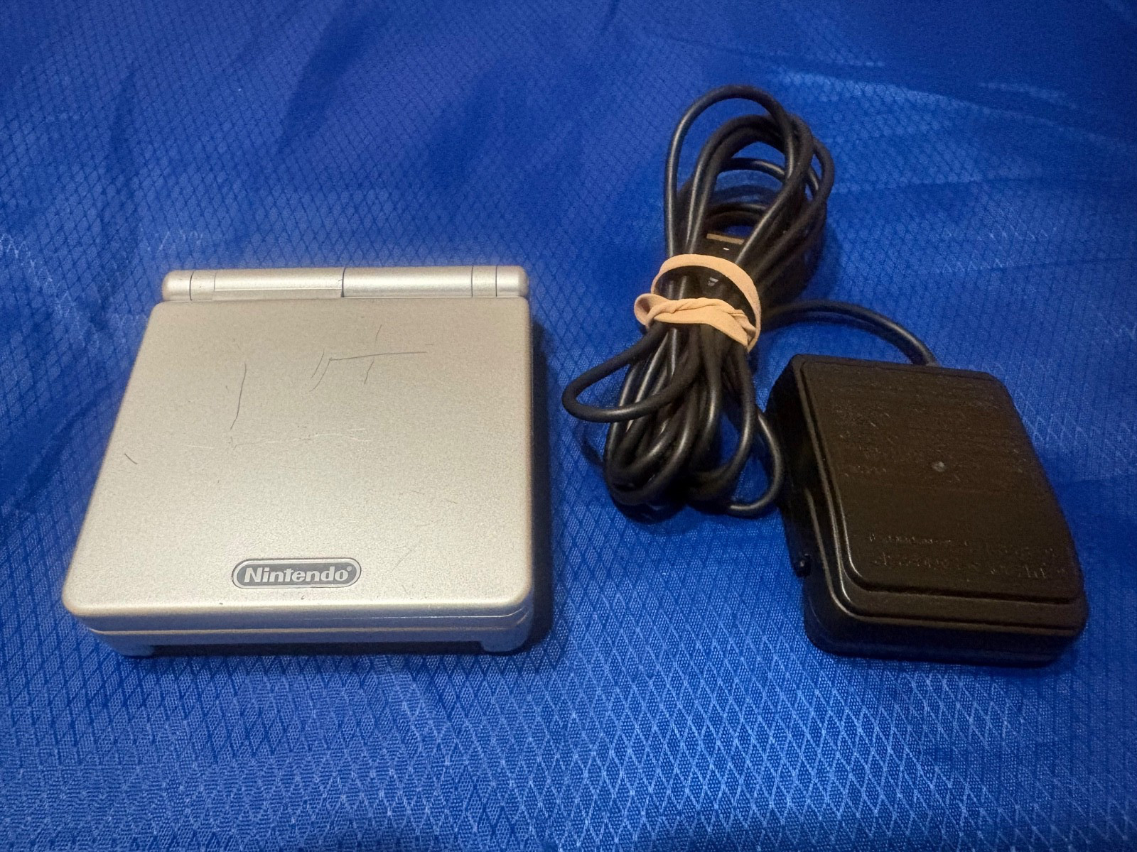 Nintendo Game Boy Advance SP Handheld System – Silver tested works