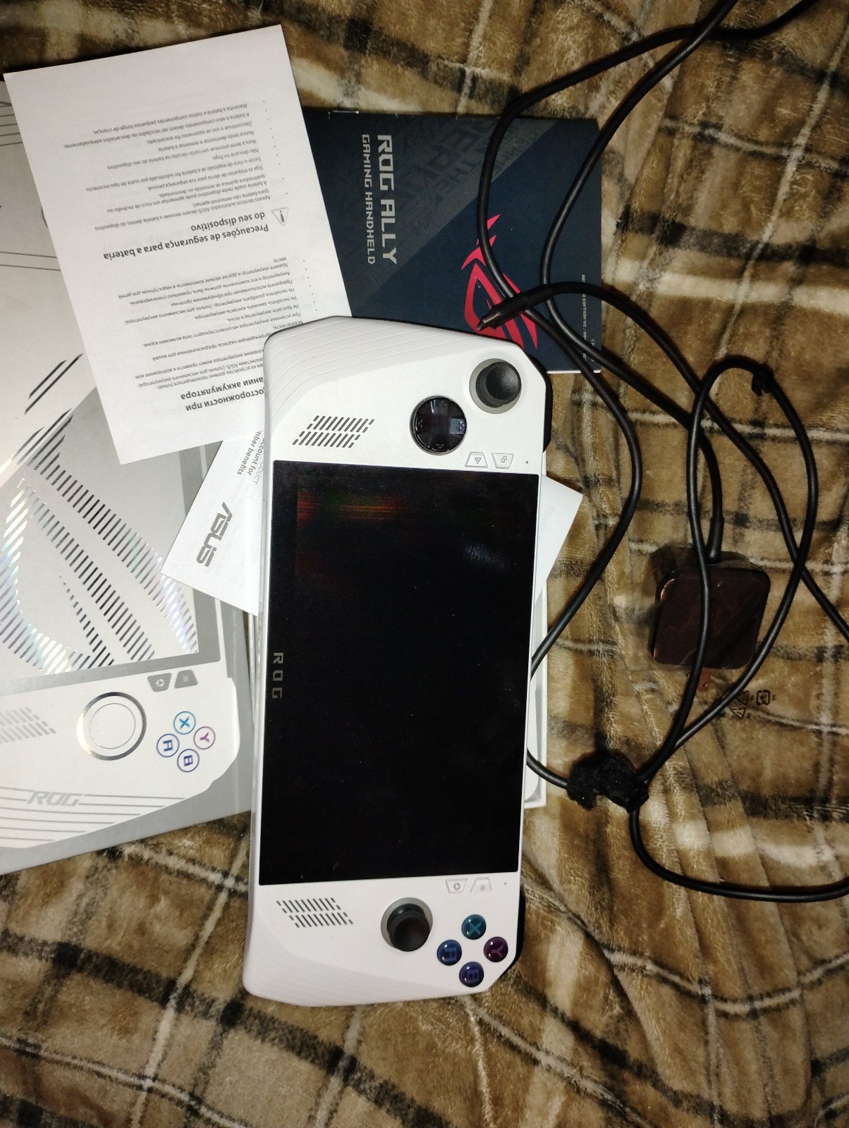 ASUS ROG Ally 7in 512GB White Gaming Handheld Console READ DESCRIPTION