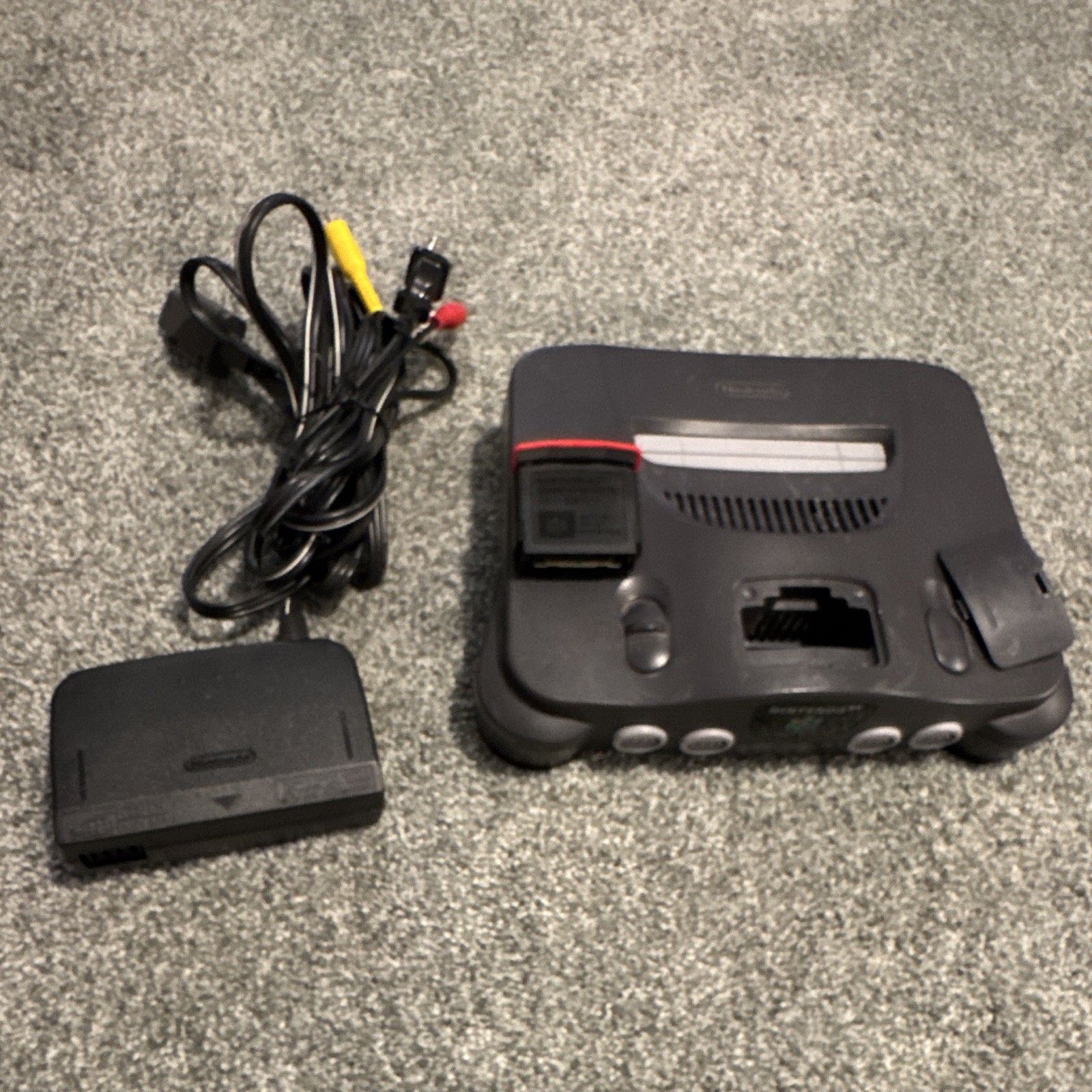 Nintendo 64 N64 Gray Console w/ Memory Expansion Pak NUS-001 NUS-007 NTSC-J