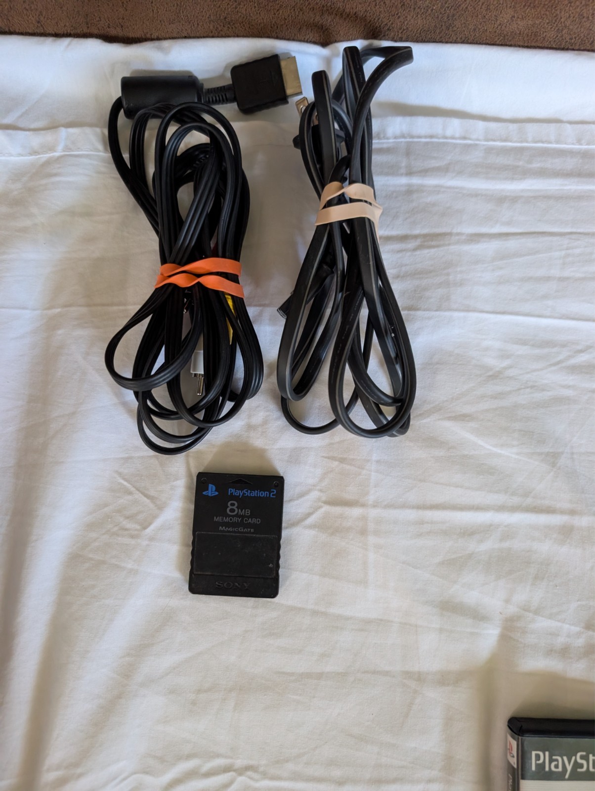 PS2 SCPH-30001 Console Controller Memory Card 15 Games TESTED