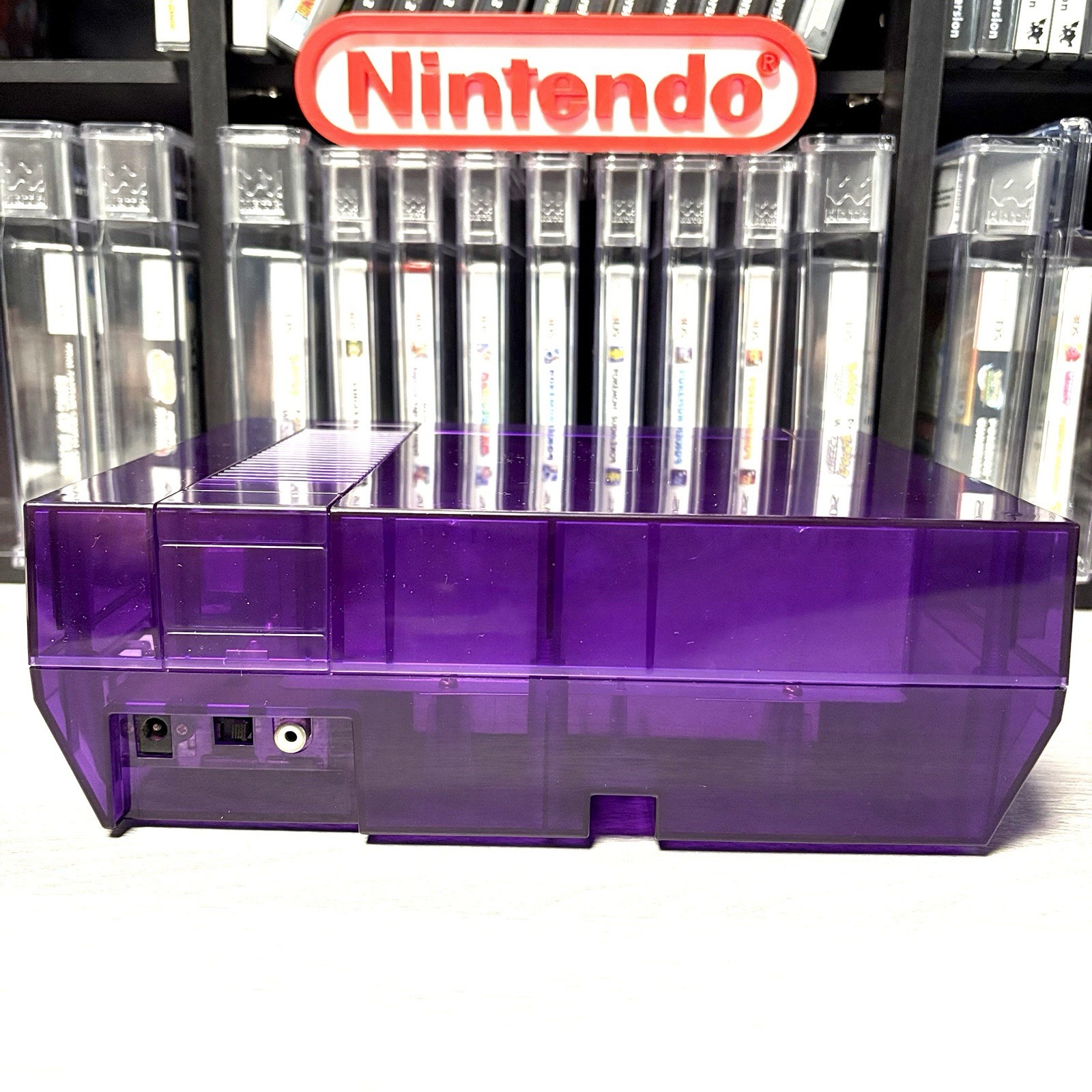 Custom Transparent Purple Nintendo NES Console Very Nice!