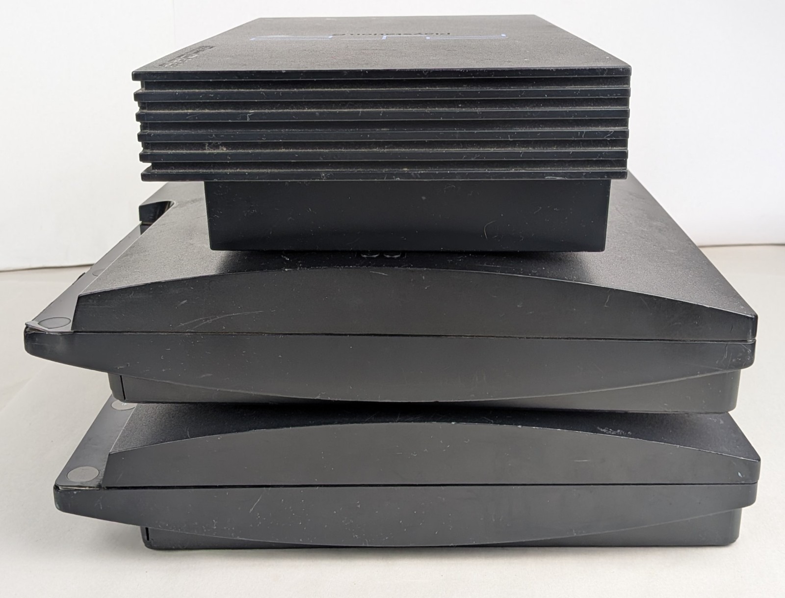 Sony PlayStation 3 PS3 Slim PS2 Fat Parts Repair Console Lot CECH-3001B 2501A