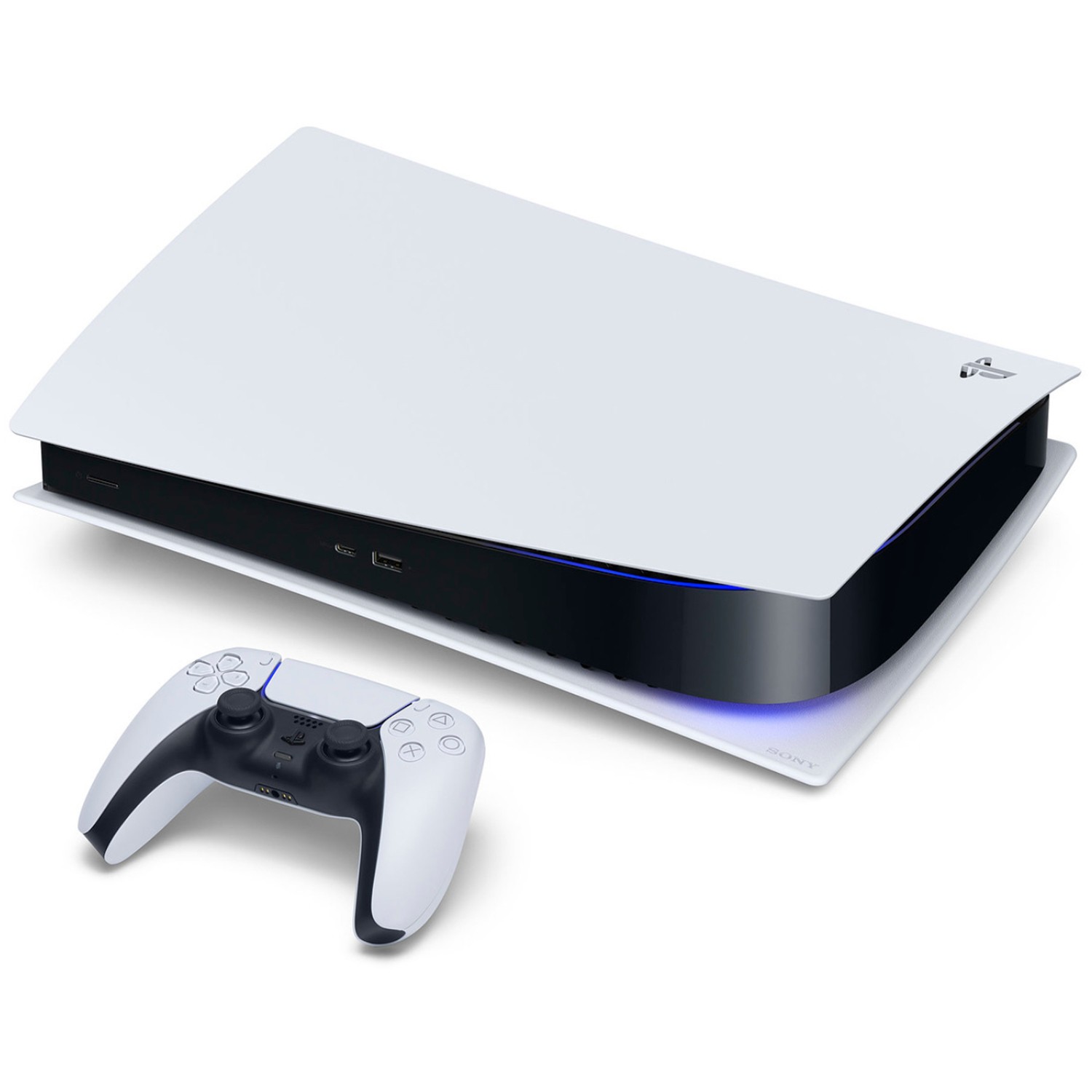 Sony Playstation 5 Disc Version with Extra Controller, Charging Station Bundle