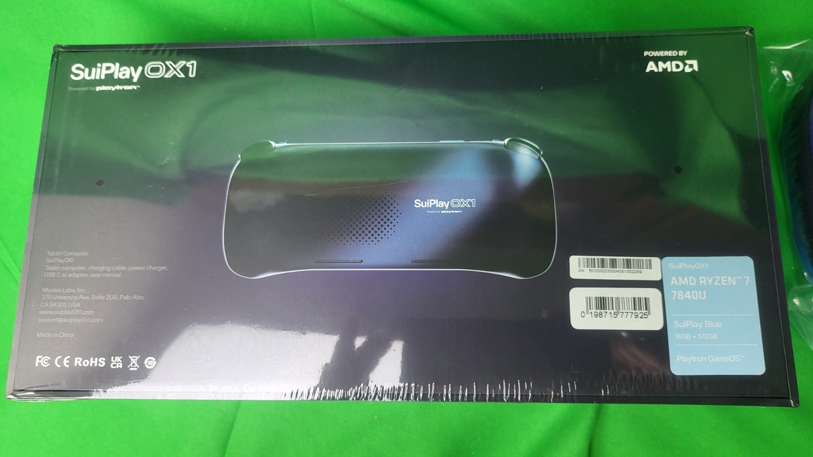 SuiPlay0X1 Handheld Gaming Console AMD 7840U, 512GB SSD, 16GB RAM Plus Case