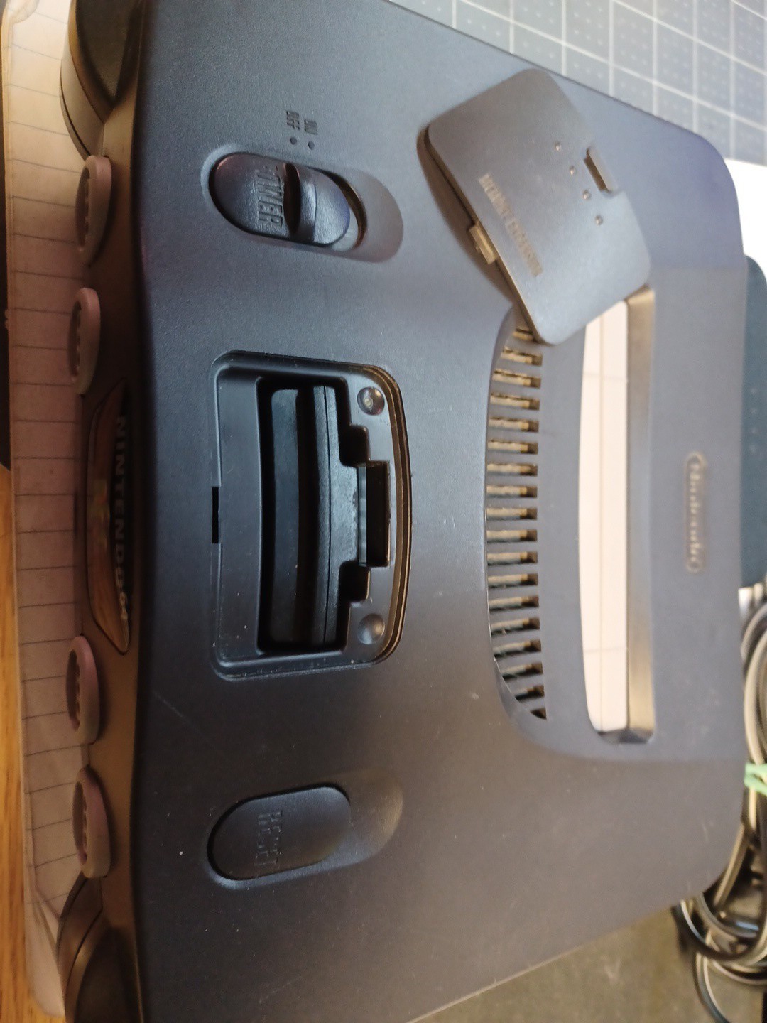 Nintendo 64 Black NUS-001(USA) Console, W/ Power Adapter