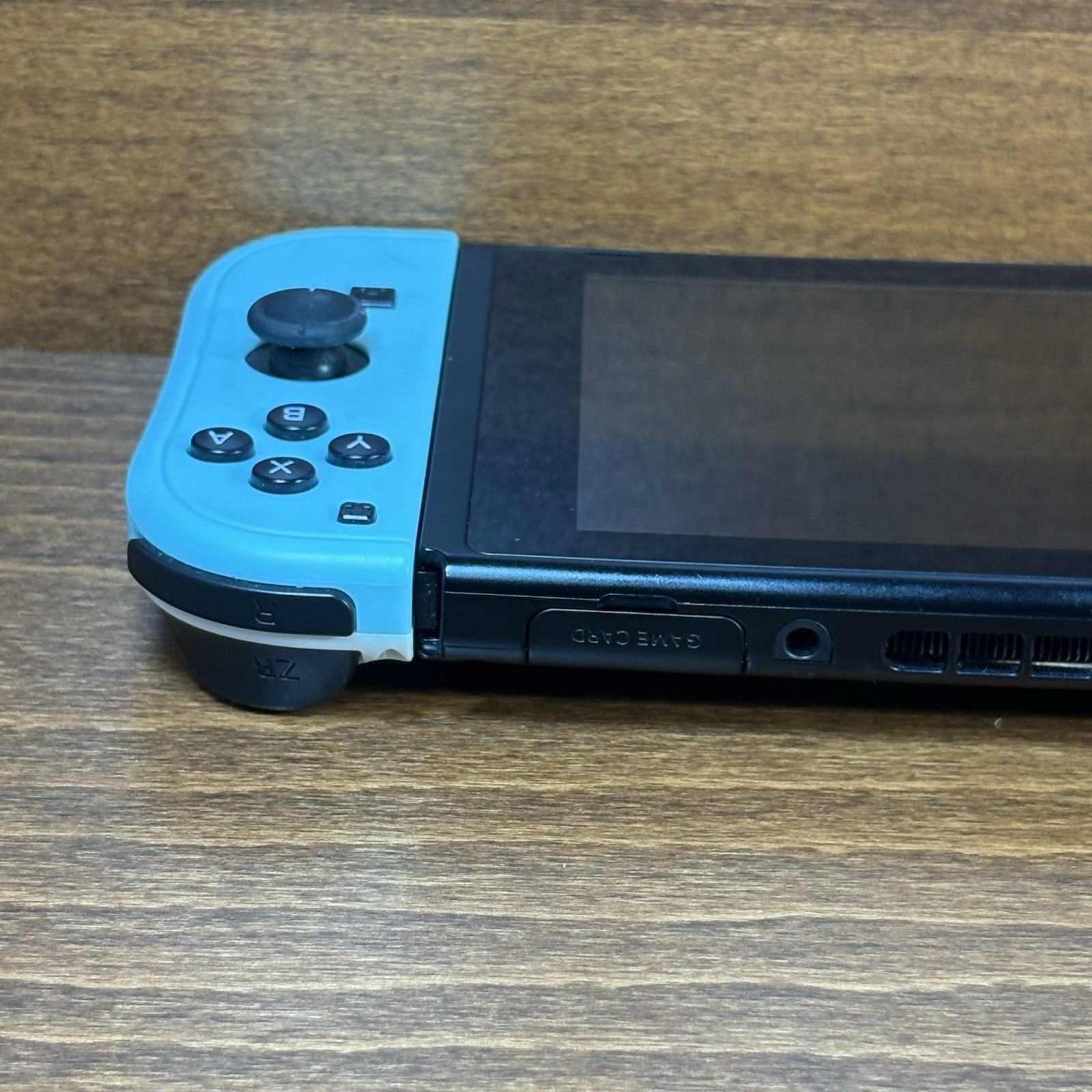 Nintendo Switch with Blue & Green Controllers | Works Perfectly | Case Included