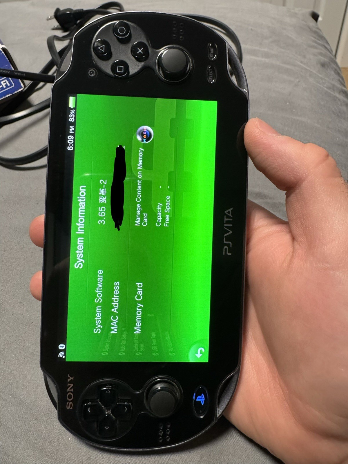 Sony PlayStation Vita PCH-1001 Black Handheld System