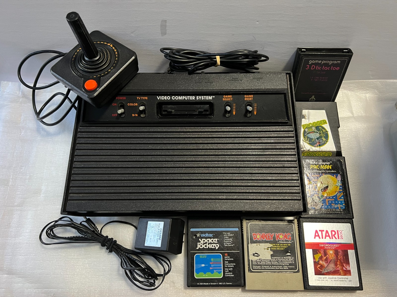 Atari 2600 Darth Vader Console Bundle Power Controller, Kids Controller, 6 Games