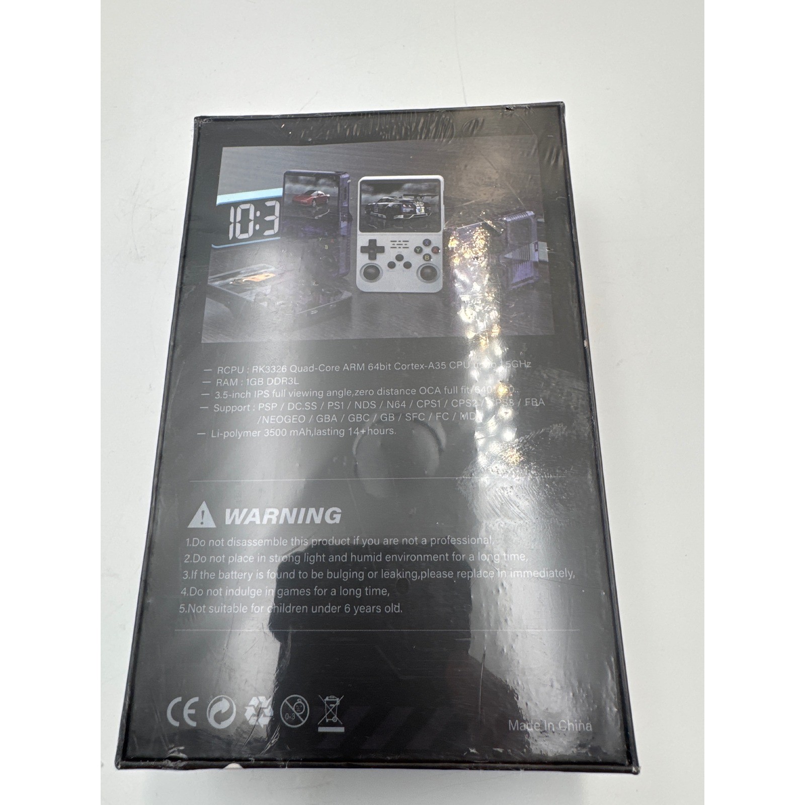 R36S Handheld Game Console Retro Video Games 640×480 IPS Purple New Sealed