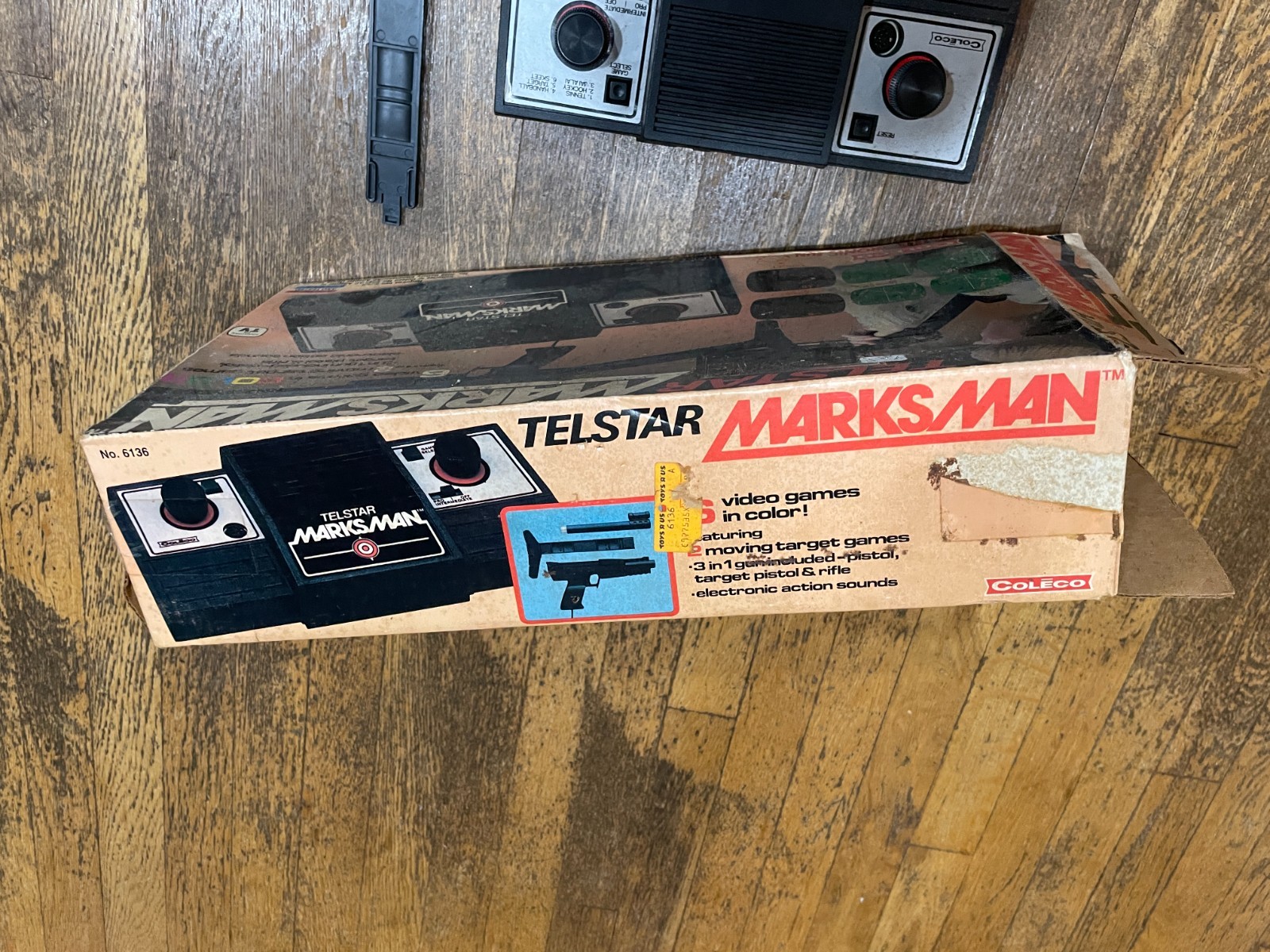 70’s COLECO Telstar MARKSMAN Video Game System Untested + Box
