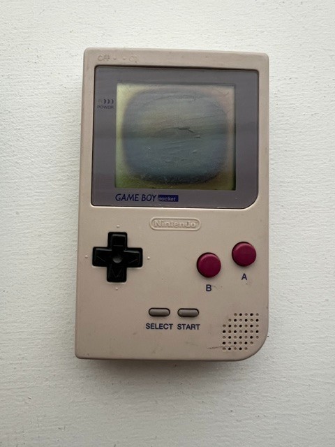 Nintendo Game Boy Pocket MGB-001 – Off White DMG-01 Style – 100% OEM – Needs LCD
