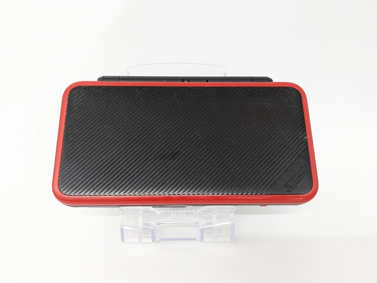 B7029 Nintendo new 2DS console LL XL Mario Kart Black x Red Japan w/memory fx