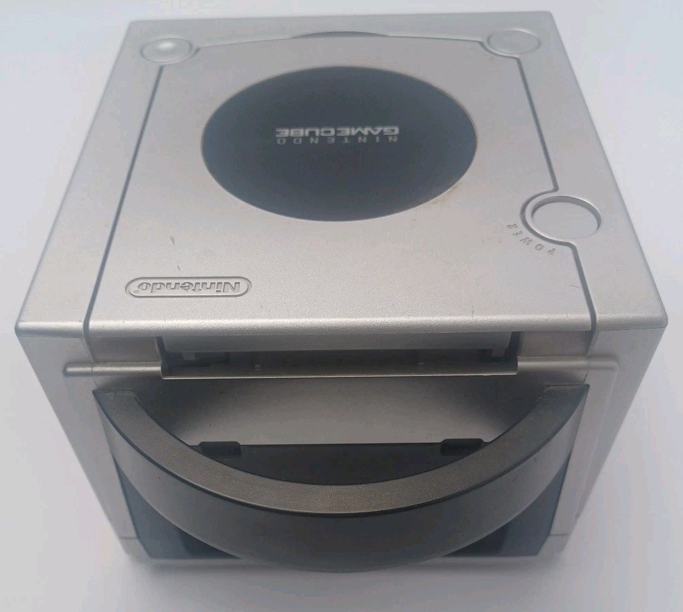Nintendo GameCube Platinum Console -Controller- Cords Included DOL 101