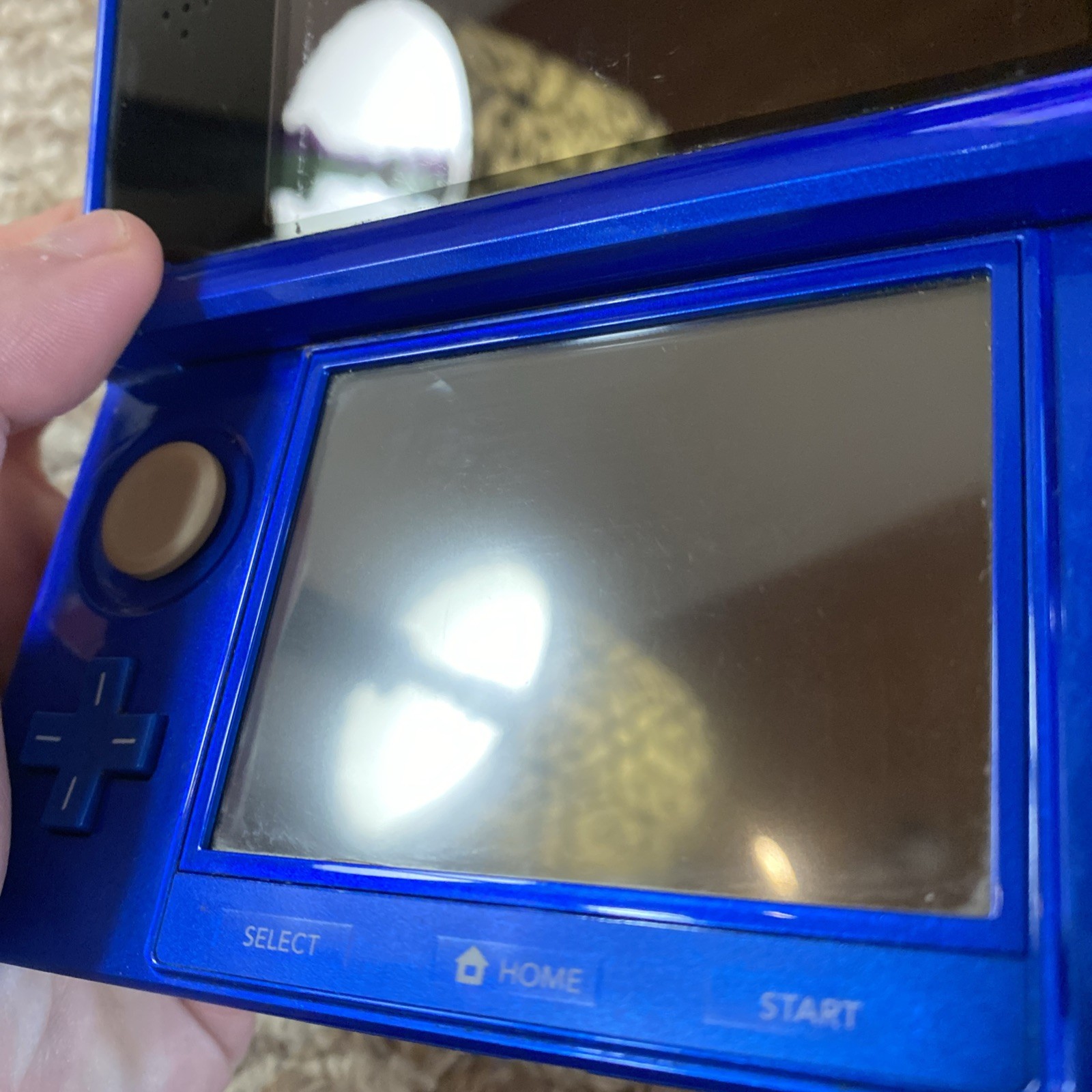 Nintendo 3DS Luigi’s Mansion: Dark Moon Cobalt Blue System w/Charger FREE Ship!