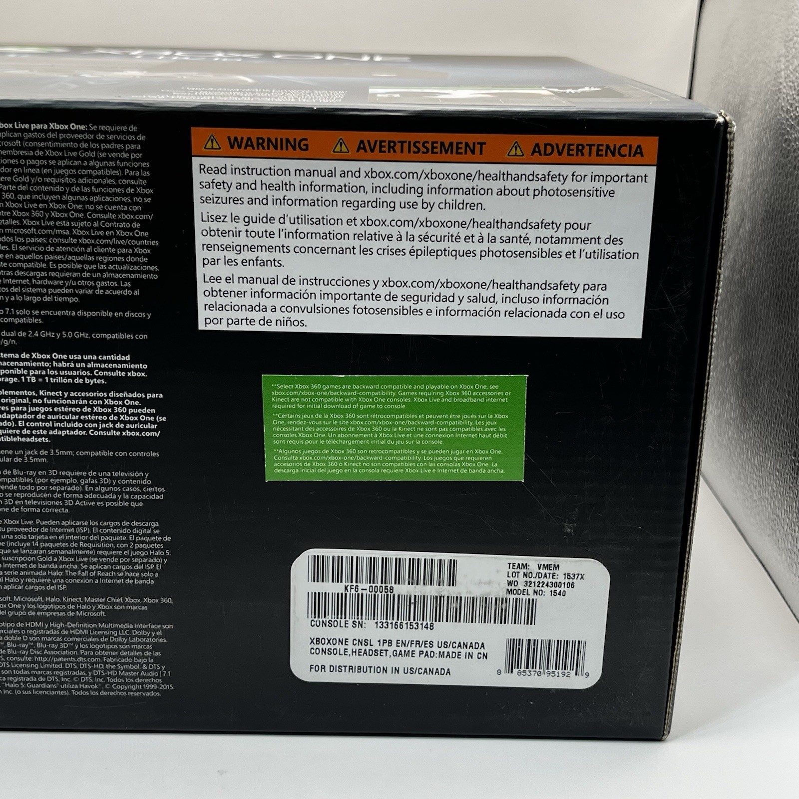 Microsoft Xbox One 1TB Console Limited Edition Halo 5 Guardians