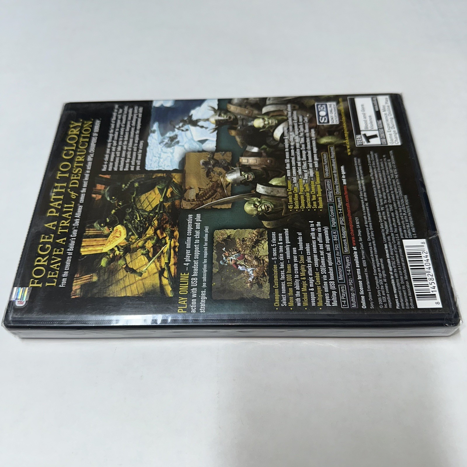 Champions of Norrath: Realms of EverQuest Sony PlayStation 2, 2004 PS2 Brand NEW