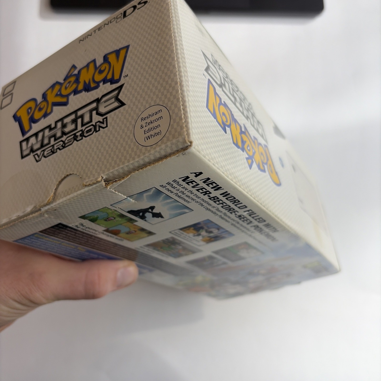 Nintendo DSi Pokemon White Reshiram Zekrom Edition Box And Inserts Only! PAL
