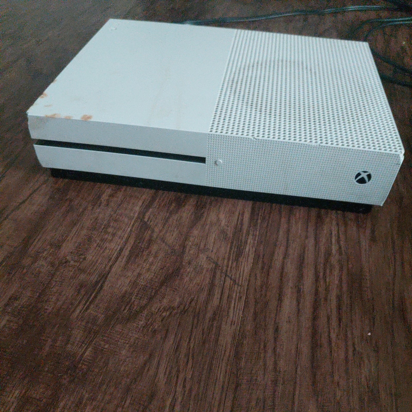 Microsoft Xbox One S White Console 4K UHD Wi-Fi HDMI USB-A Ethernet
