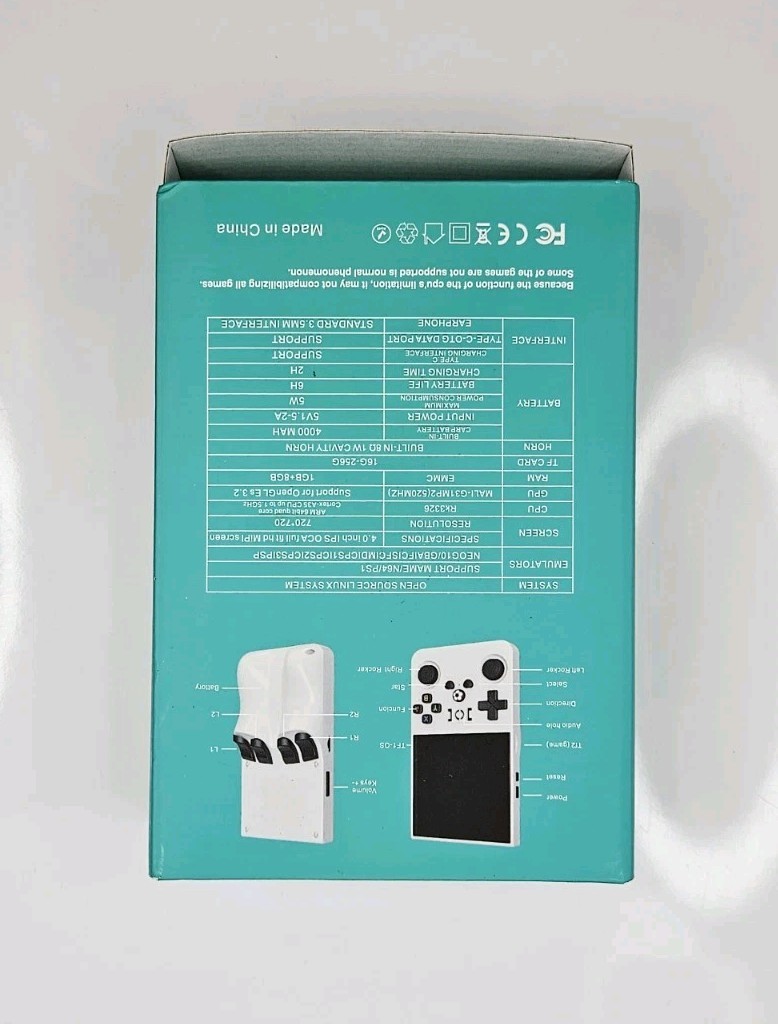 R36MAX Retro Handheld Game Console Open Source Linux 4” IPS Screen