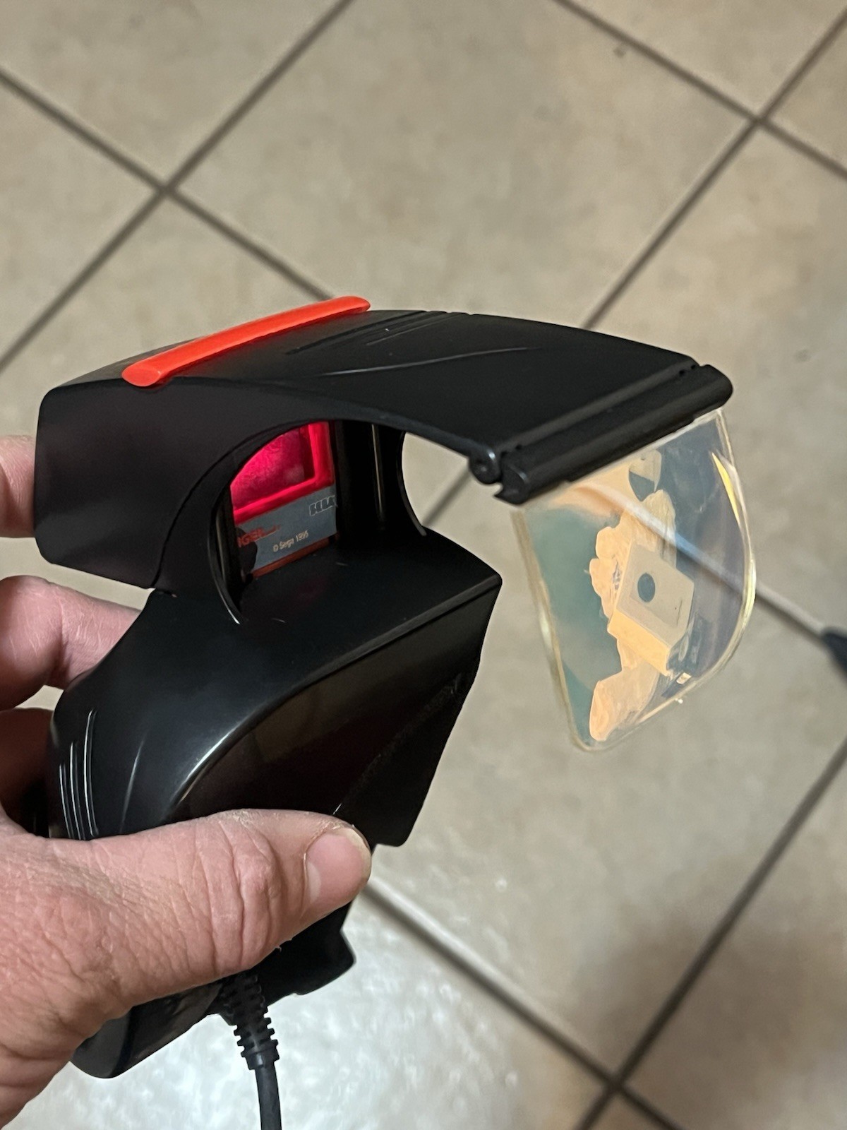 Vintage 1995 Tiger Electronics R-Zone Head Gear Vr W/ Sega Virtua Fighter TESTED