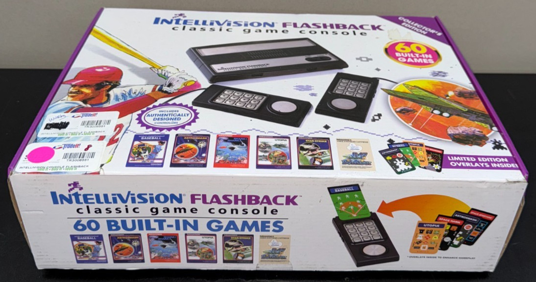 Intellivision Flashback Classic Game Console w 60 Built-In Games IN460