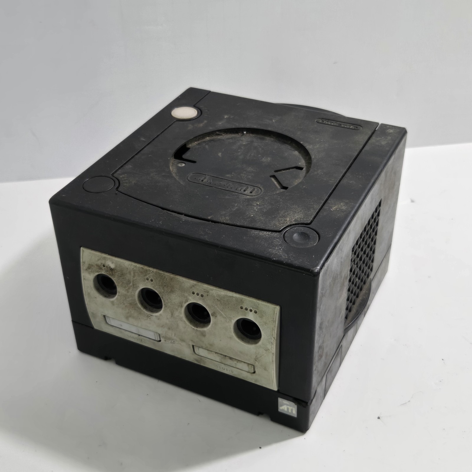 Nintendo GameCube Black Console Only DOL-001 Digital AV Parts or Repair Only
