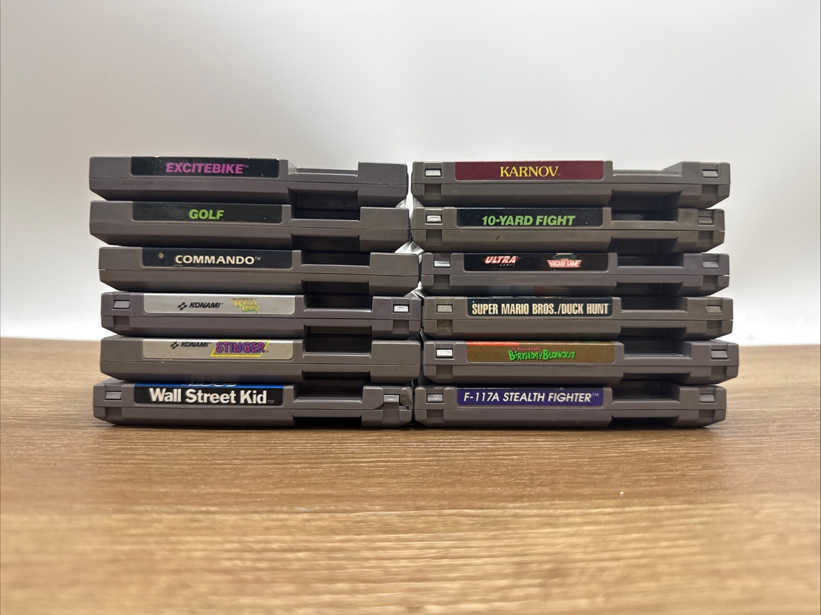 Nintendo NES Top Loader Console Bundle Lot w/ 12 Games, Controllers – Tested