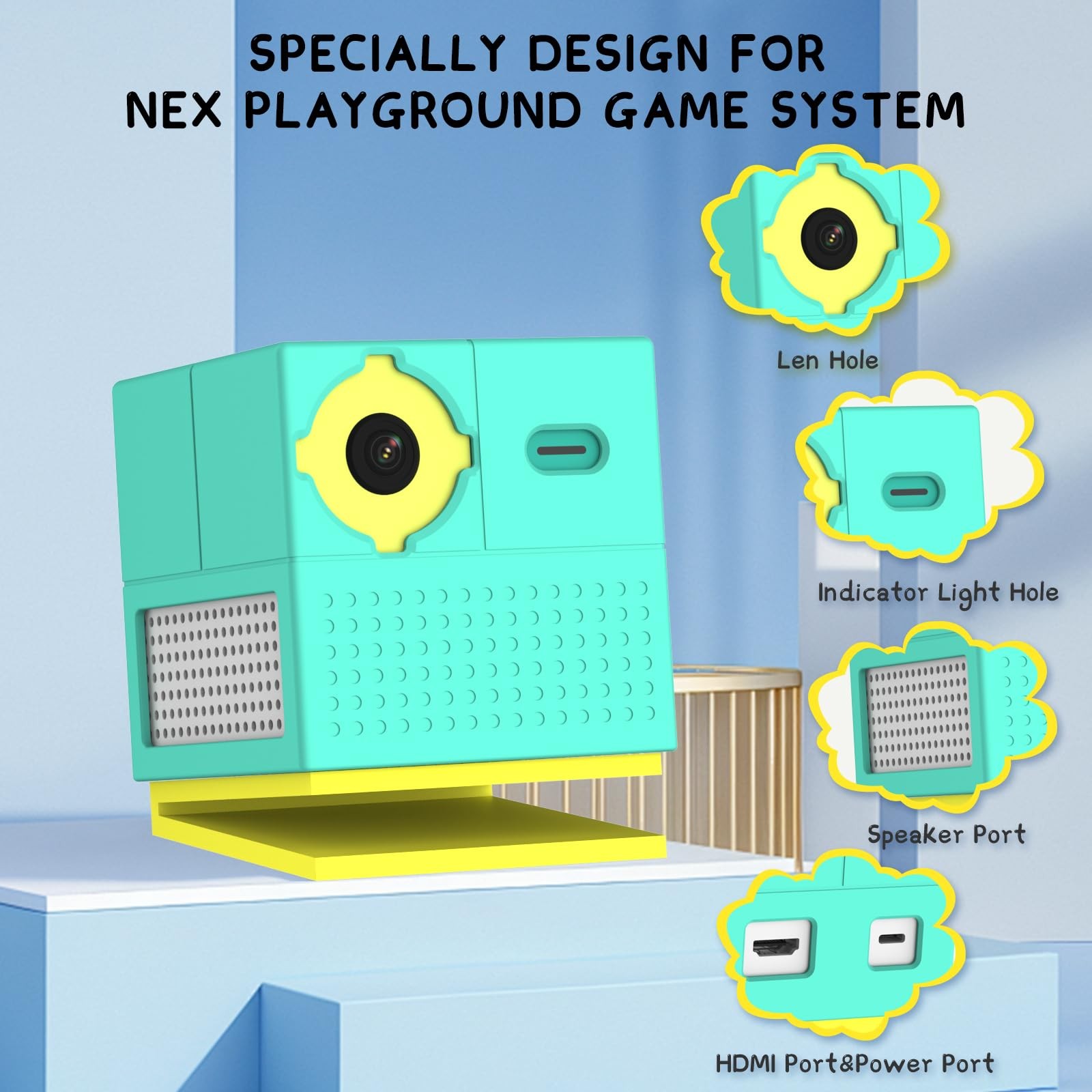 Silicone Protective Case for Nex Playground Game System – Anti-Slip, Shockproof