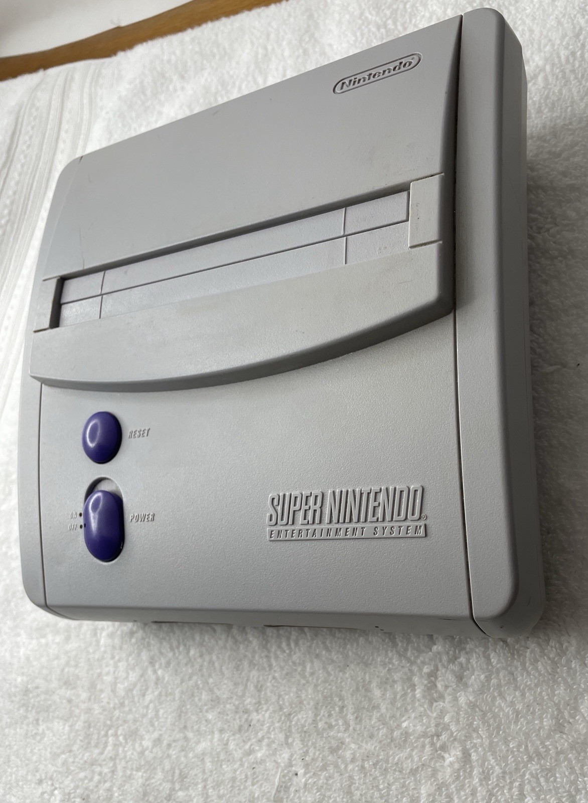Super Nintendo SNES Mini JR Console System SNS-101-Bundle Lot- Cleaned & Tested