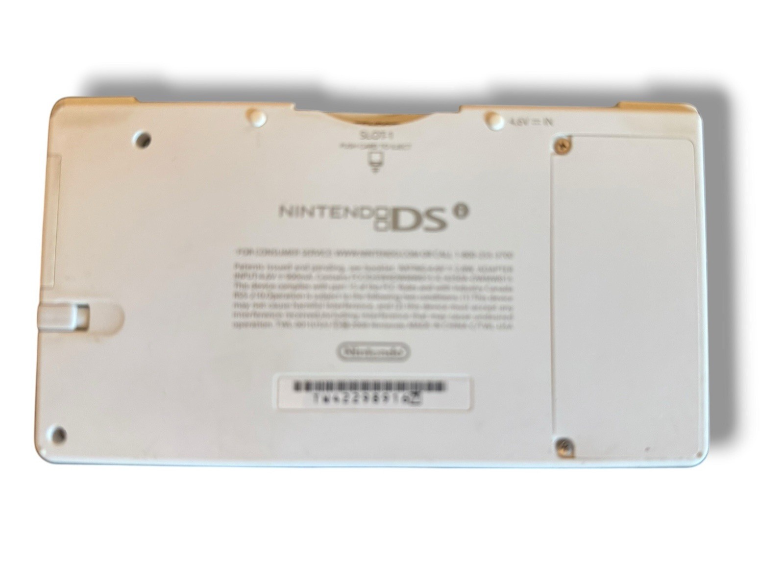 Nintendo DSi glacier white console w/ charger case 8 games 2gb memory card