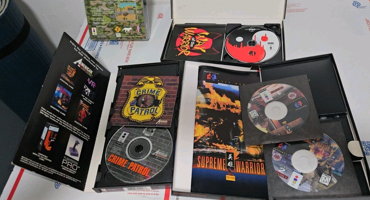 5 3DO Games Including Space Shuttle, Crime Patrol, Return Fire Read Listing!