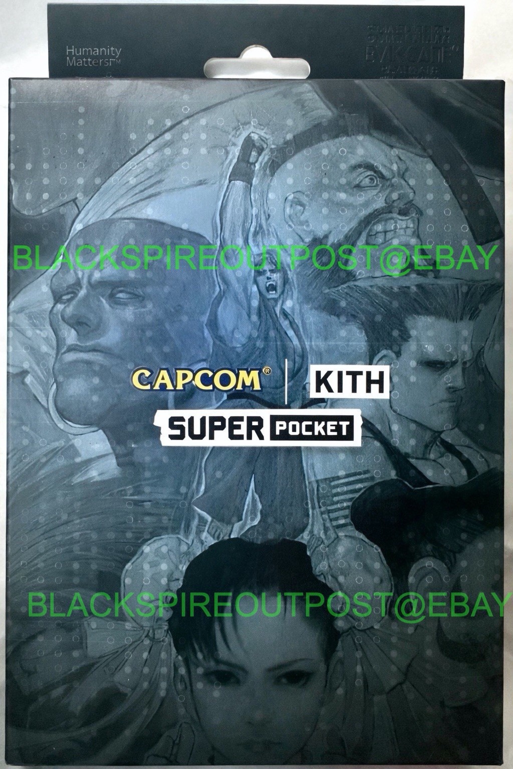 CAPCOM x KITH FOR HYPER MEGA TECH SUPER POCKET HANDHELD CLEAR CONSOLE BRAND NEW