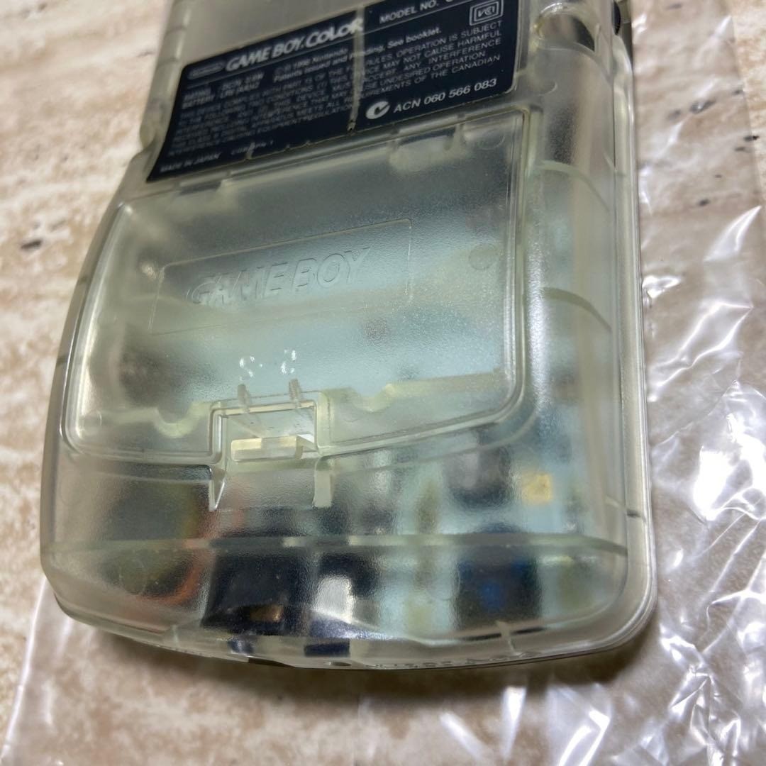 Nintendo Game Boy Color Clear CGB-001 Complete in Box Near Mint 7019