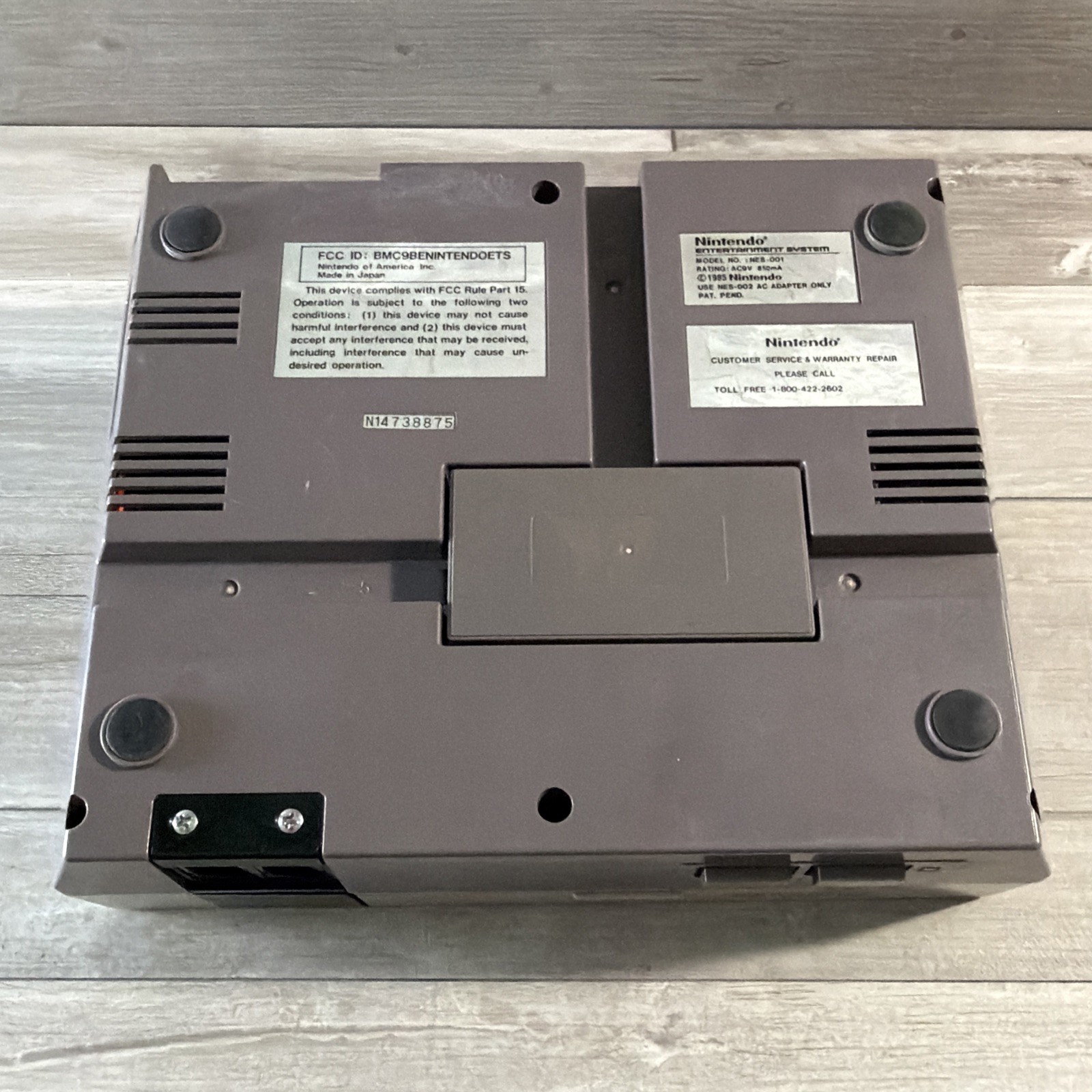 Nintendo Entertainment System NES Console Only Og Original NES-001 Gaming System