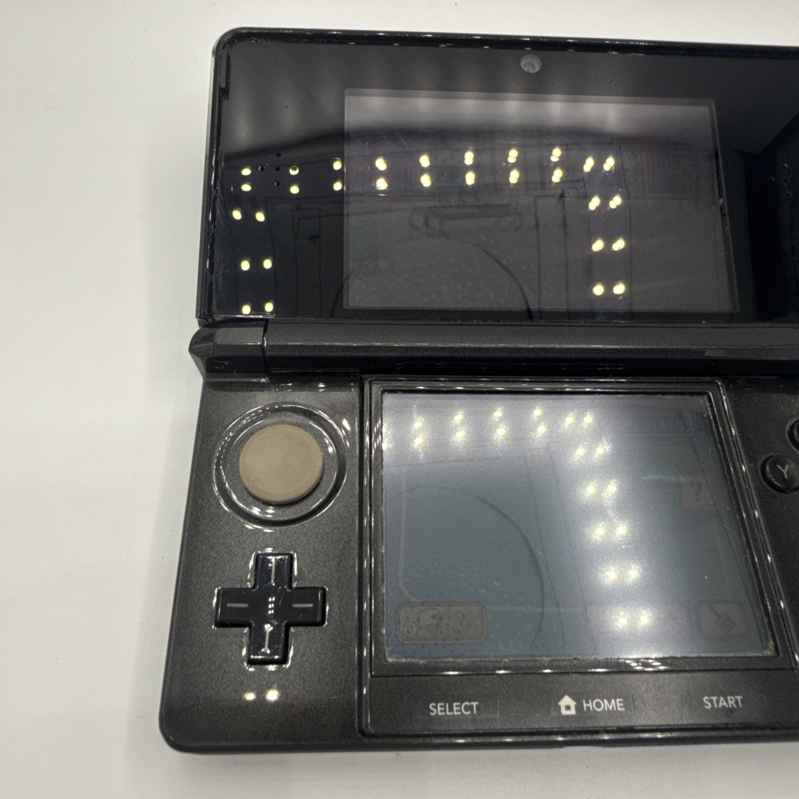 Nintendo 3DS Console Bundle Black Gray: Charger, Dock, SD Card, 3 Games