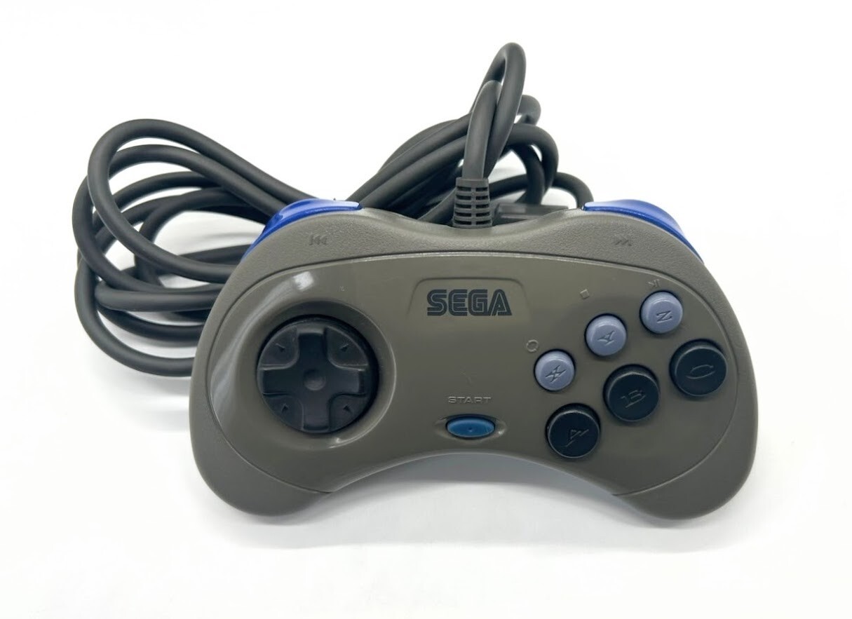 Sega Saturn Console HST-3200 2xController 2xGame Soft NTSC-J Japan #381