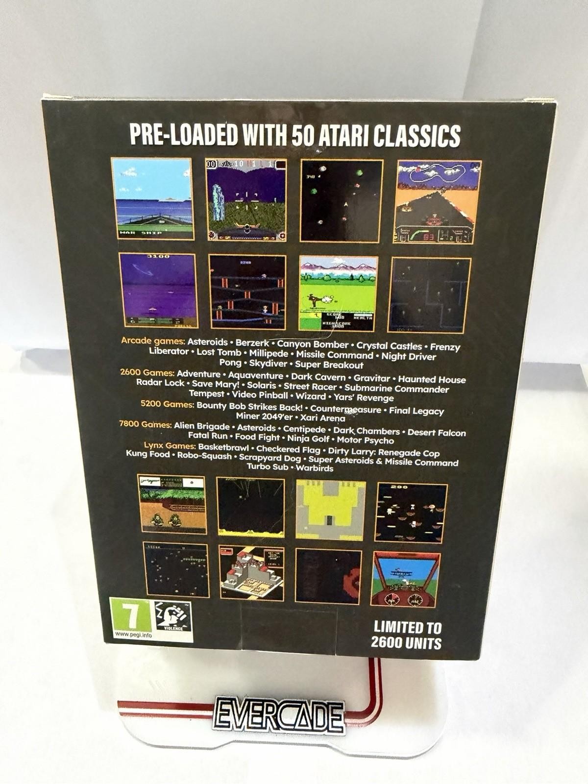Hyper Mega Tech Limited Edition Atari Super Pocket (Evercade) New Sealed!