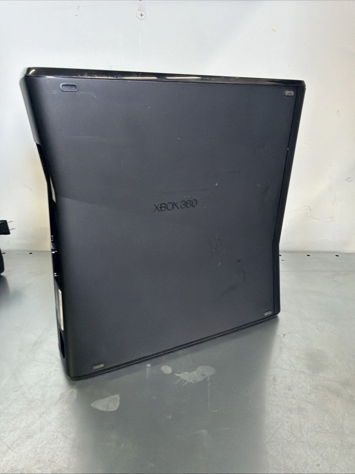 Xbox 360 S Slim Black (Model 1439) Console Bundle Tested & Working NO HARD DRIVE